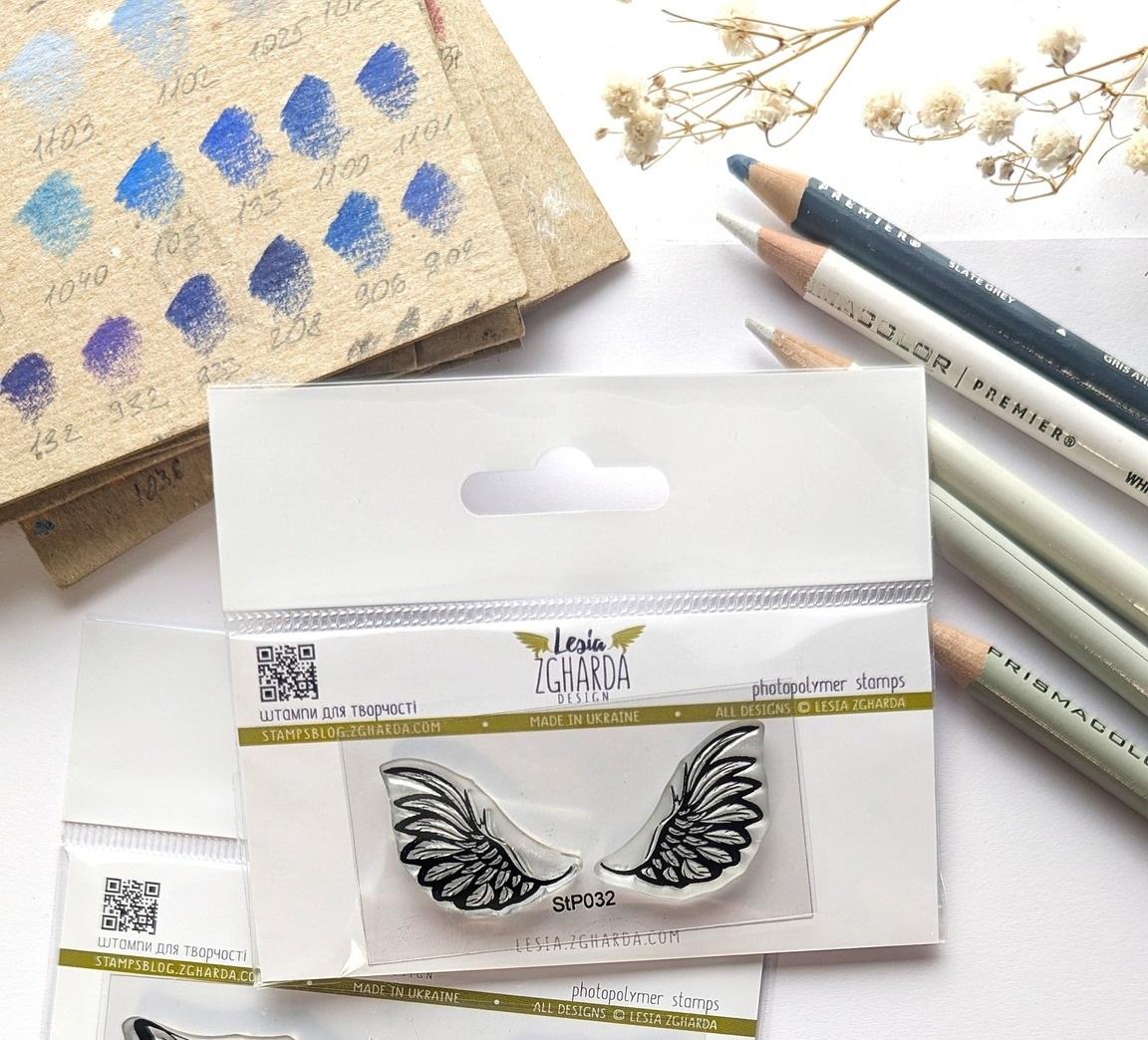 {StP032} Stamp Set "Steampunk Wings (small)"