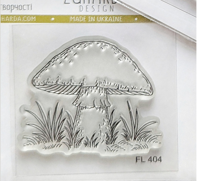 {FL404} Stamp "Autumn Forest Mushroom"