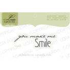 {TA037s} Stamp "you make me SMILE"