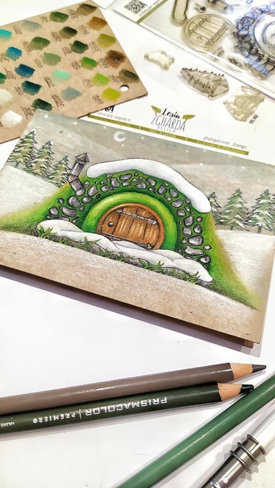 {SR208} Stamp Set "Scenes to jars"