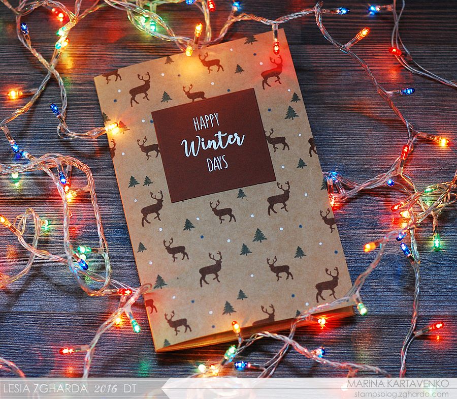 {SR211} Stamp Set "Deer + Christmas trees"