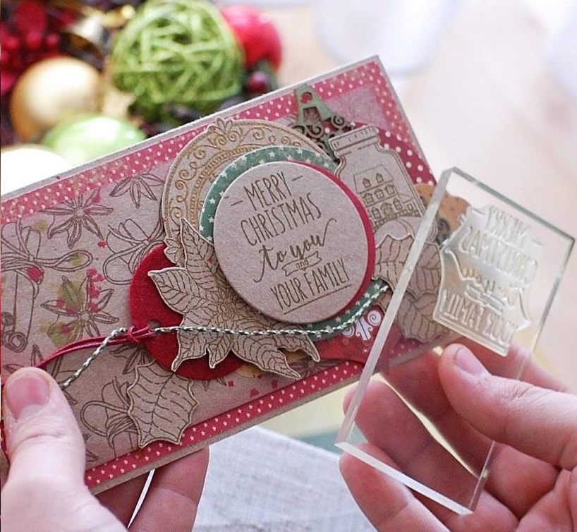 {TA132} Stamp "MERRY CHRISTMAS to you and your family"