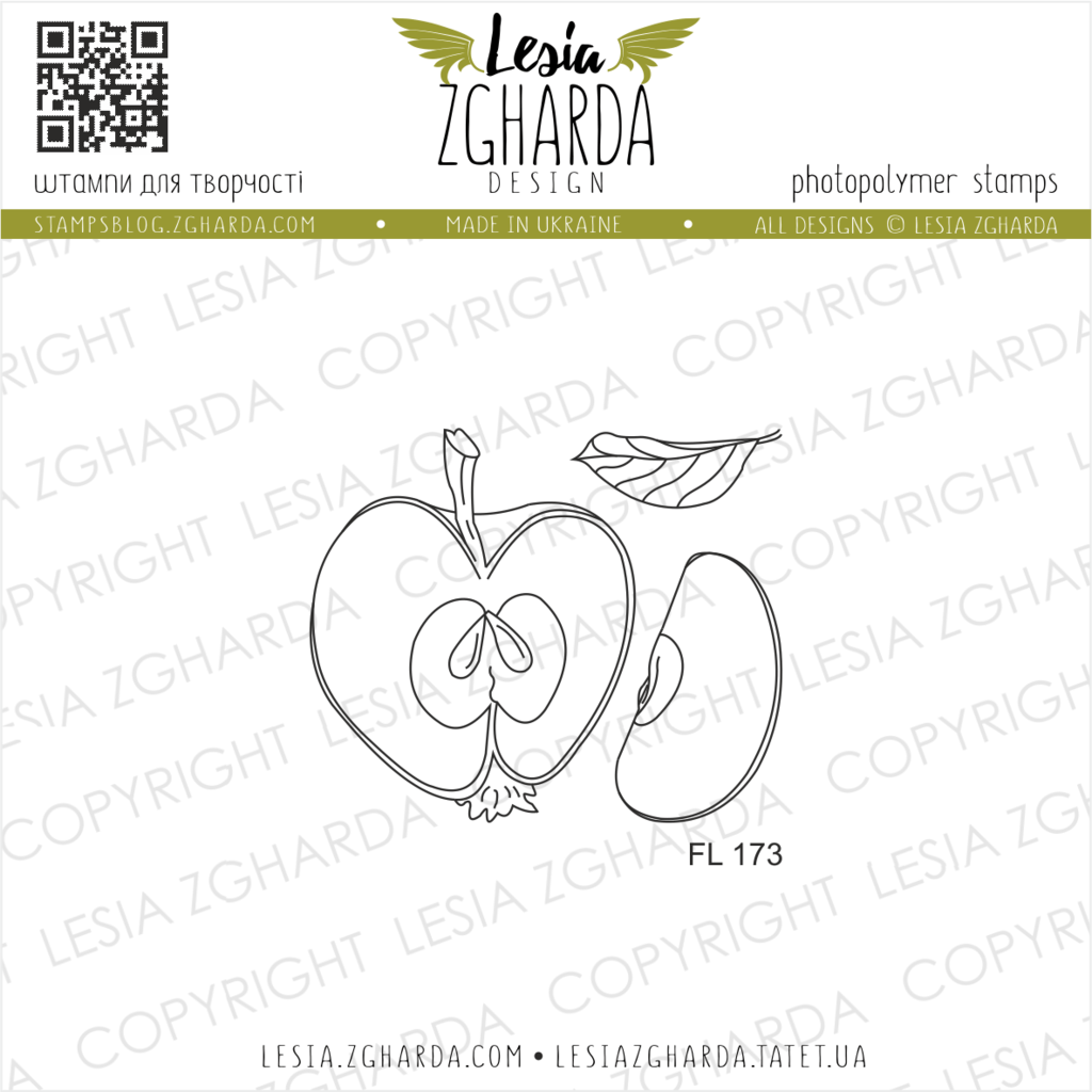 {FL173} Stamp Set "Apple"