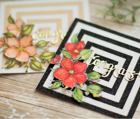 {FL199} Stamp Set "Various the leaves"