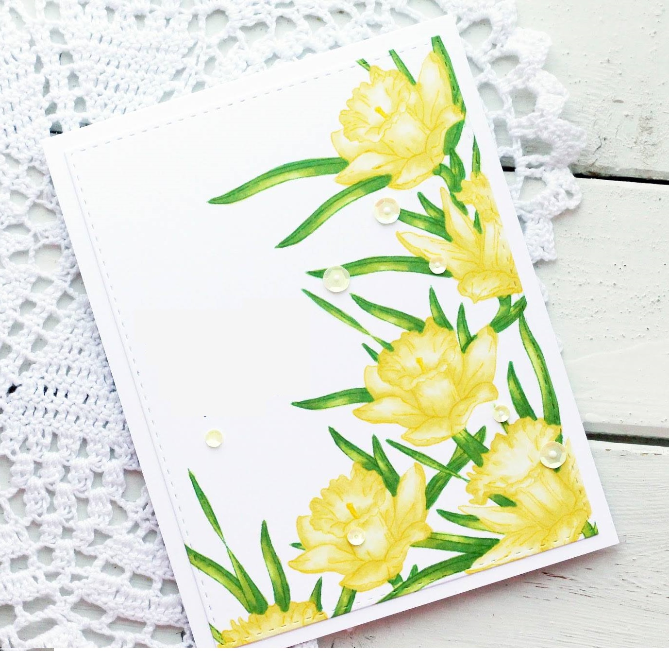 {FL207} Stamp Set "Daffodils constructor"