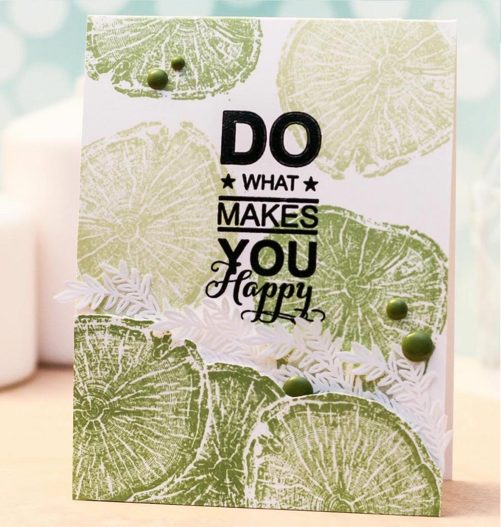 {FL130} Stamp "Wood rings (large)"