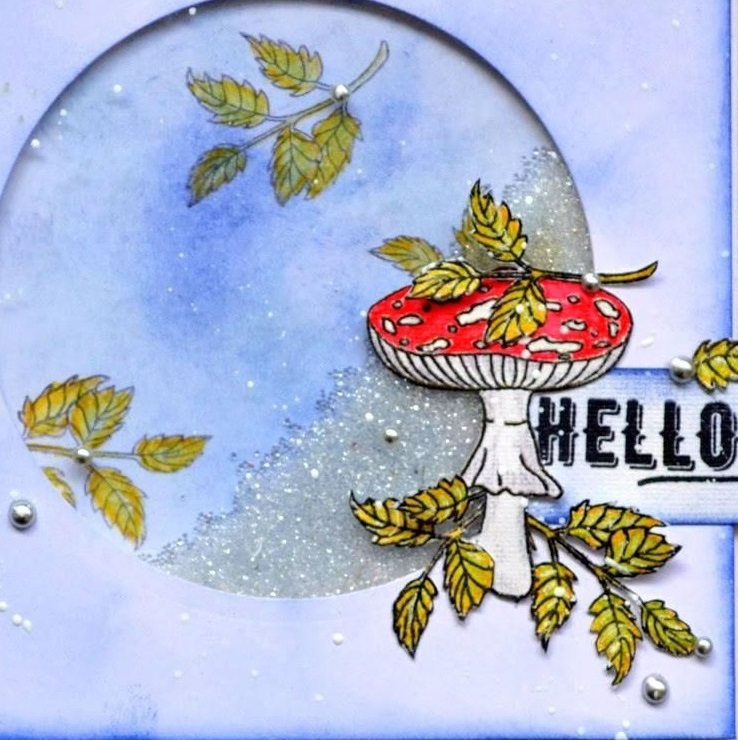 {FL171} Stamp "Branch with leaves"