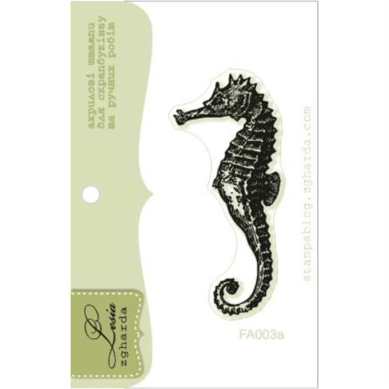 {FA003a} Stamp "Seahorse big"