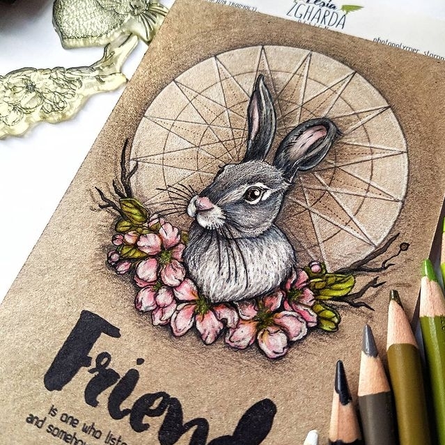 {F170} Stamp "Geometric Rosette"