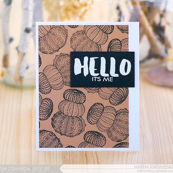 {S016} Stamp "Coral"