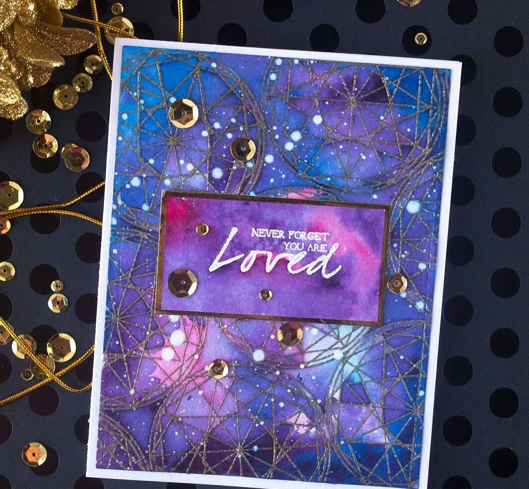 {F174} Stamp "Geometric rosette"