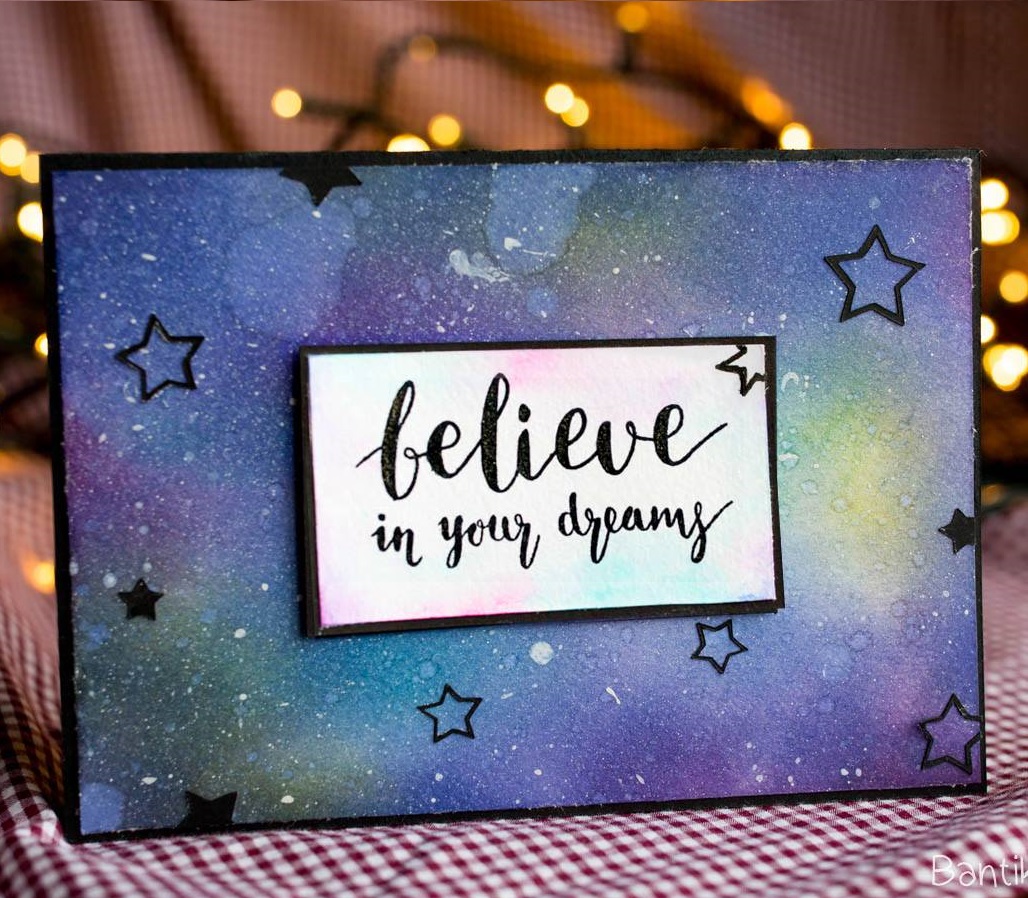{TA115} Stamp "Believe in you dreams"
