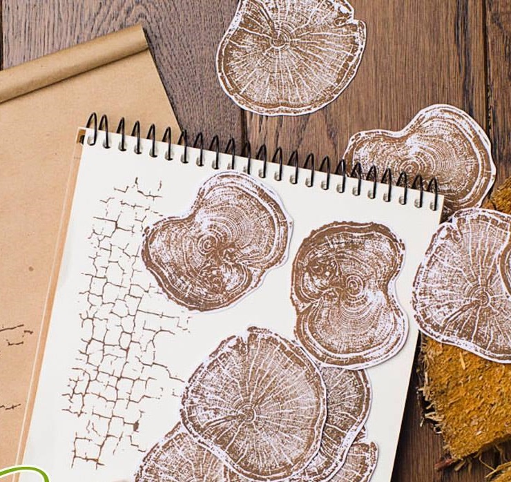 {FL133} Stamp set "Wood slices (small)"