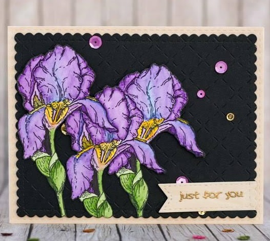 {FL120b} Stamp Set "Iris"