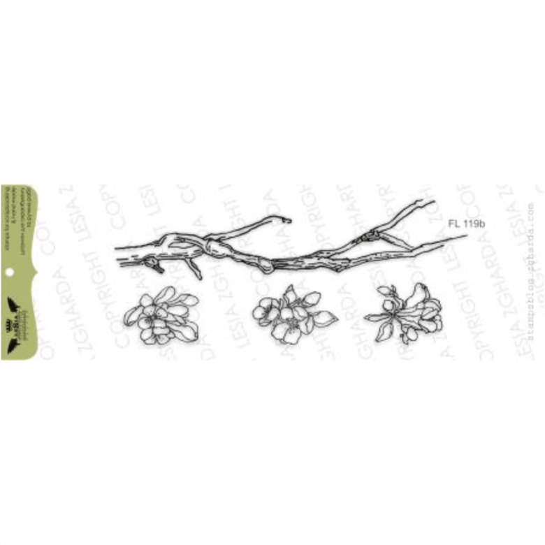 {FL119b} Stamp Set "Branch of flowering apple"