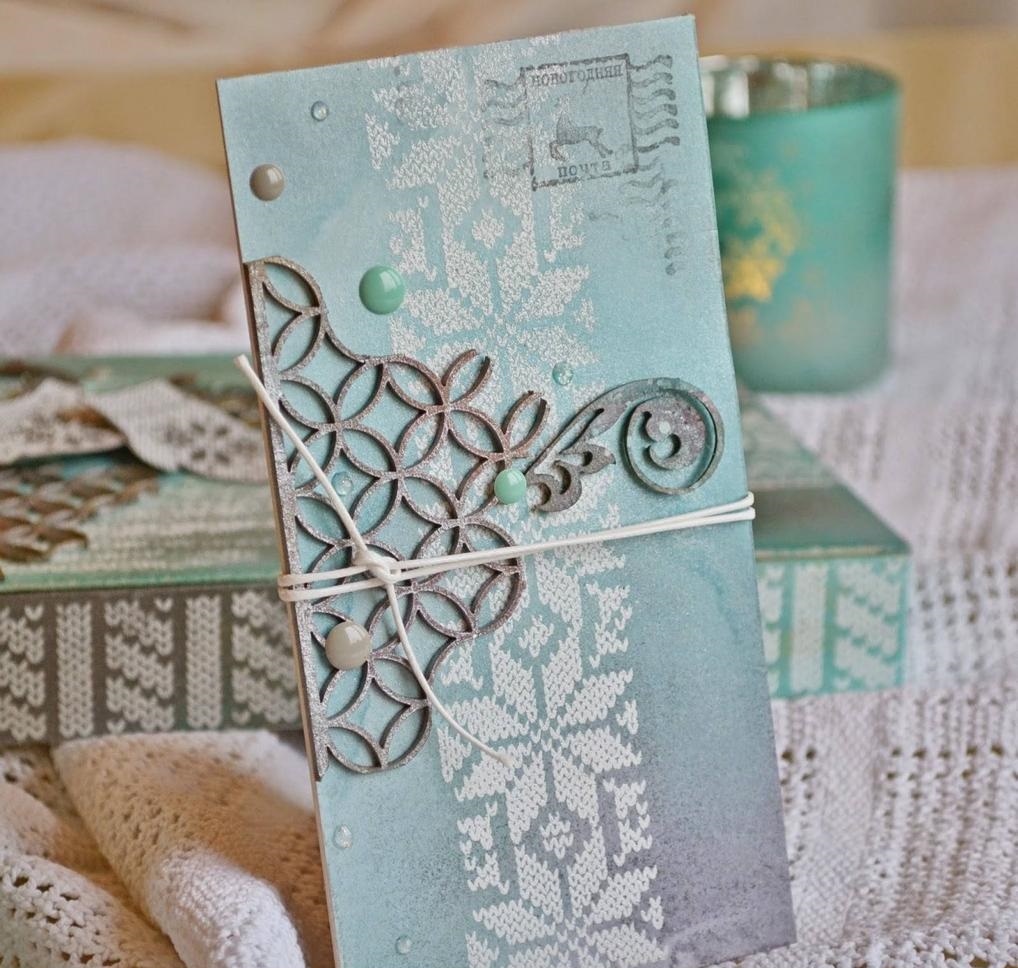 {F111} Stamp "Scandinavian knitted ornament (big)"