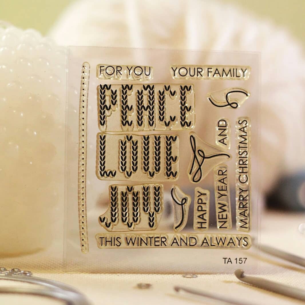 {TA157} Stamp Set "Peace, love, joy..."