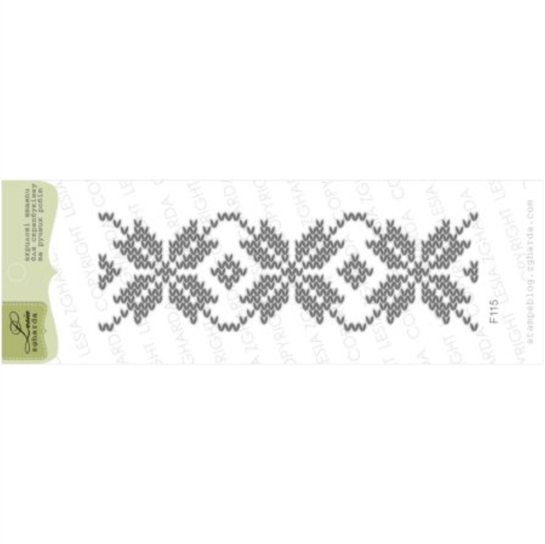 {F115} Stamp "Knitted tracery"