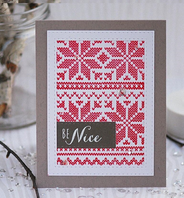 {TA071} Stamp "Be nice"