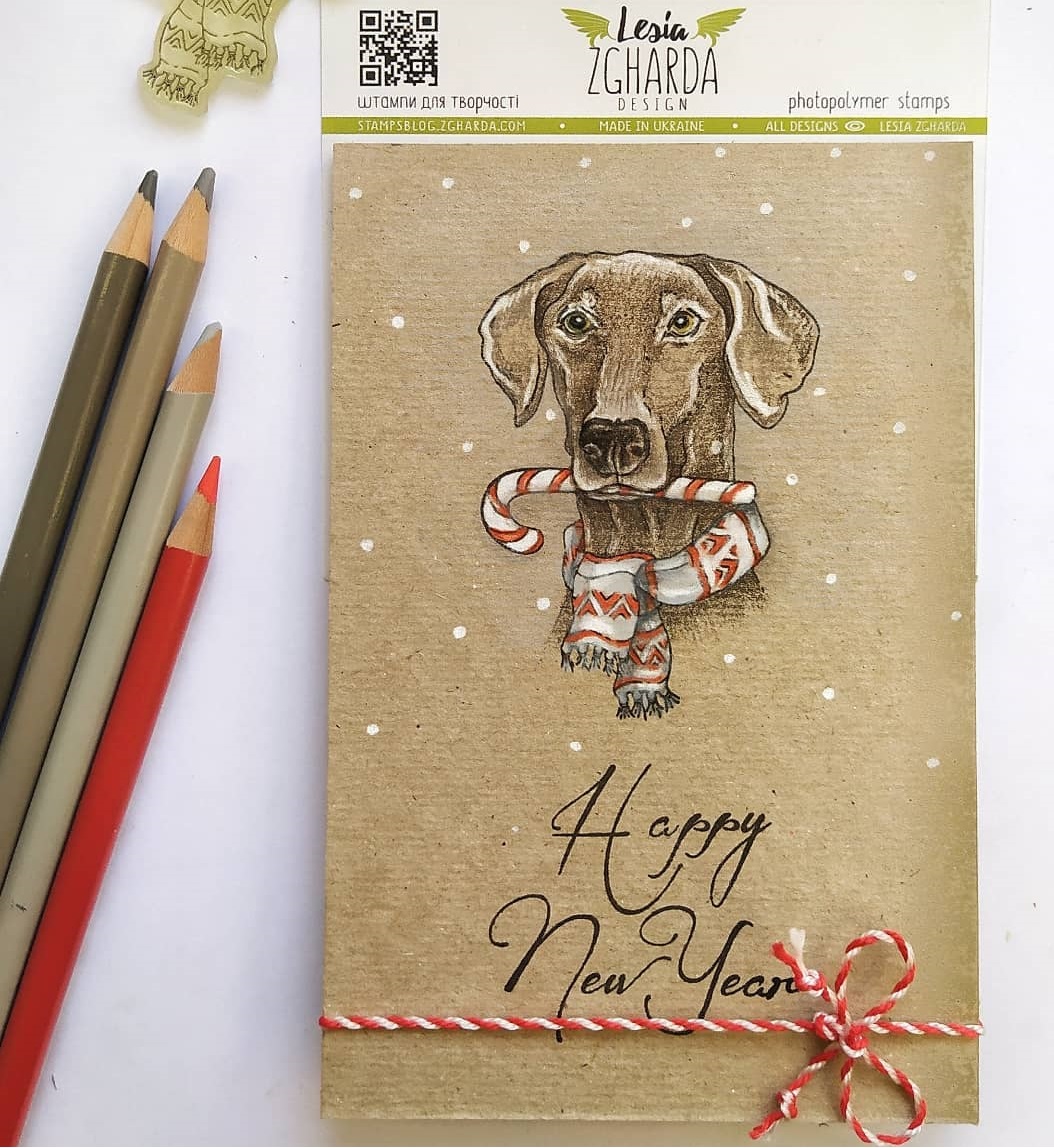 {TA159} Stamp "Happy New Year"