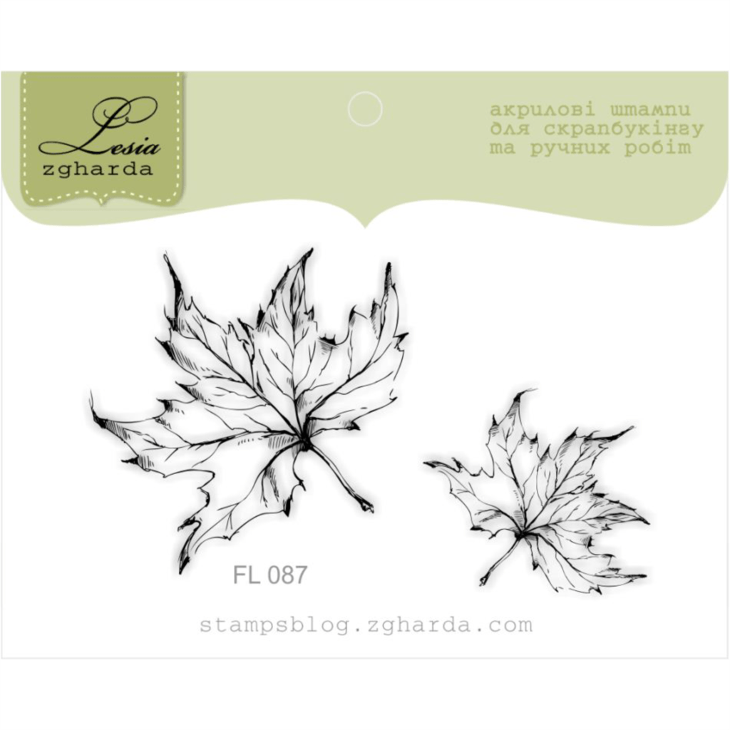{FL087} Stamp Set "Maple leaves"