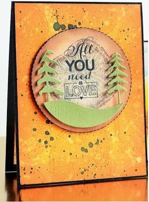 {TA088} Stamp "All you need is love"