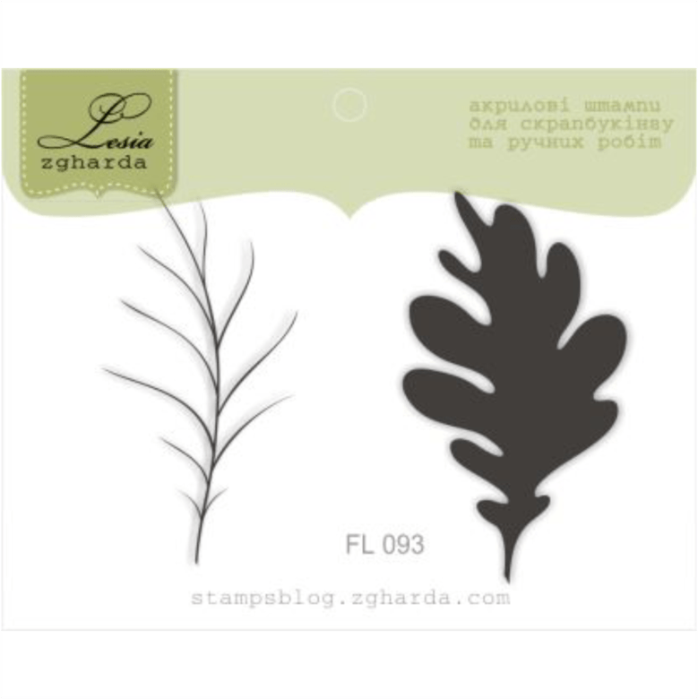 {FL093} Stamp Set "Oak's leave"