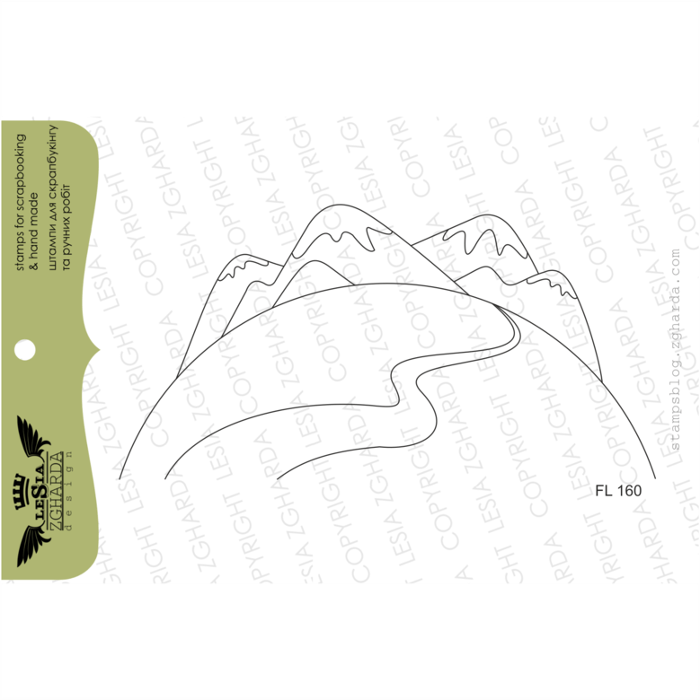 {FL160} Stamp "Landscape"