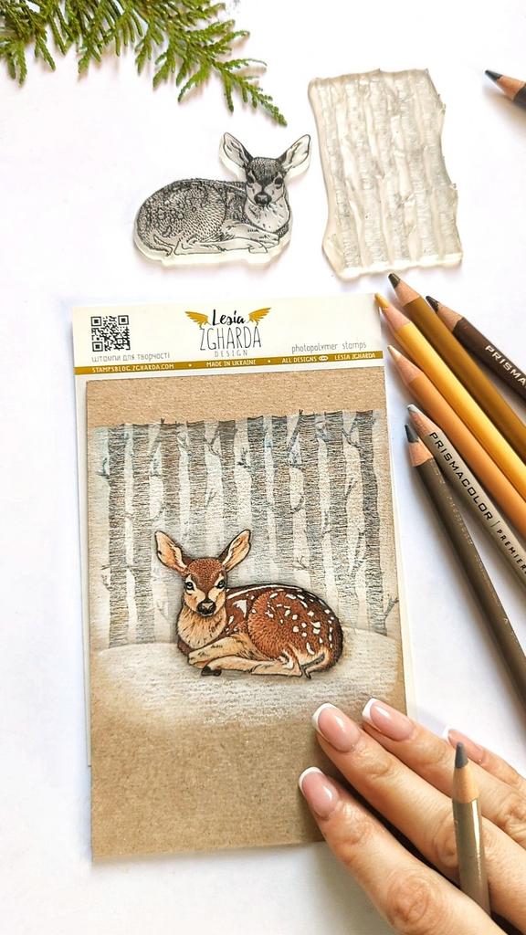 {FL172} Stamp "Forest trees"