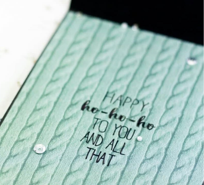 {TA170} Stamp "Happy ho-ho-ho to you and all that"