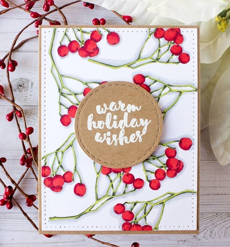 {FL228} Stamp "Berries small"