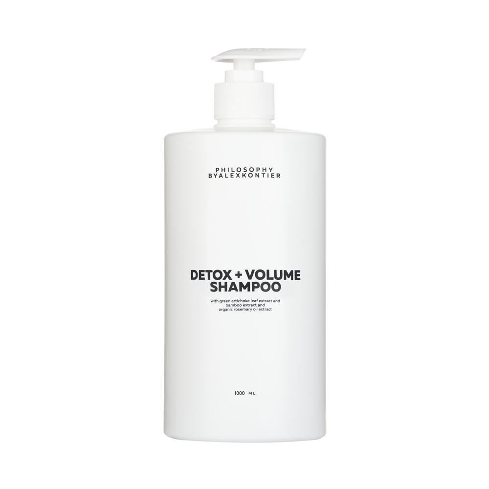 DETOX + VOLUME SHAMPOO MAGNUM SIZE Хелатирующий шампунь для объема волос и чувствительной кожи головы, 1000 мл