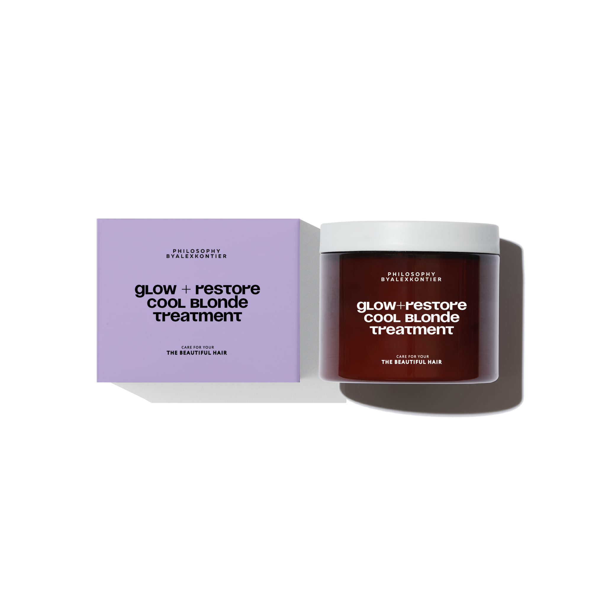 GLOW + RESTORE COOL BLONDE TREATMENT УХОД ДЛЯ ПОДДЕРЖАНИЯ ХОЛОДНЫХ ОТТЕНКОВ ВОЛОС { БЛЕСК И РЕКОНСТРУКЦИЯ } 200 МЛ.