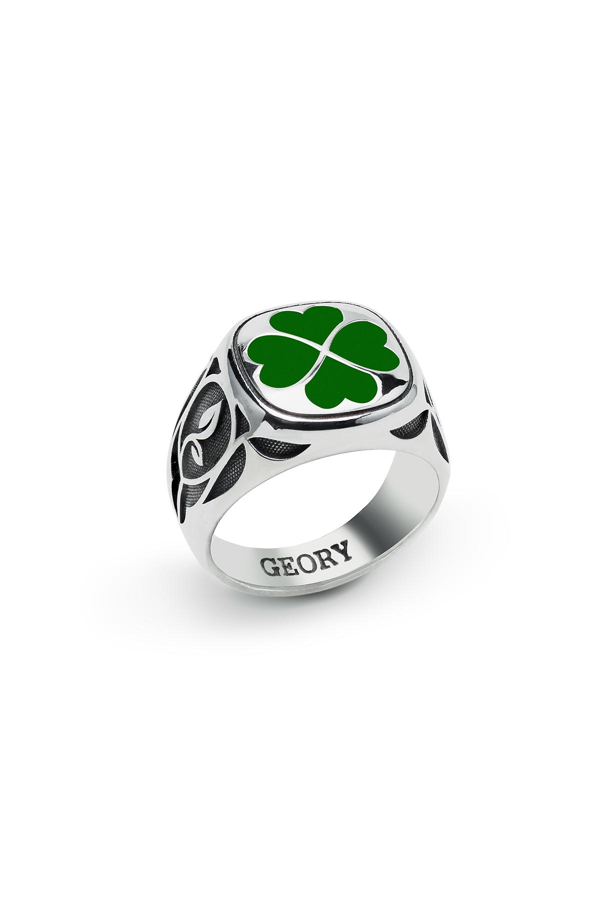 Кольцо Good Luck green