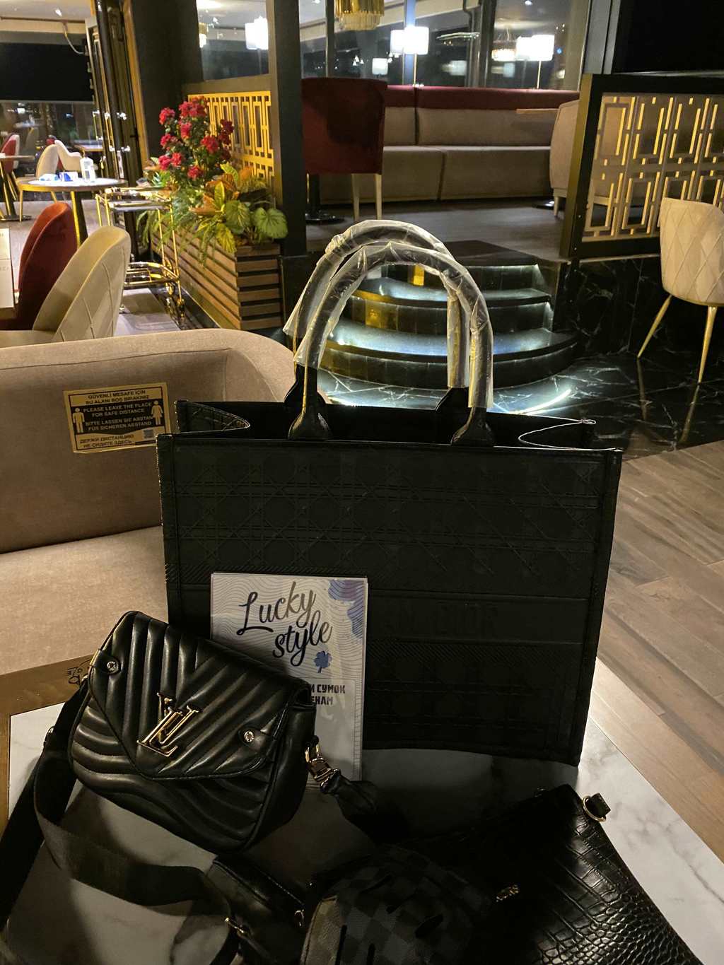 Шоппер Диор  чёрный Dior Book Tote black 51247