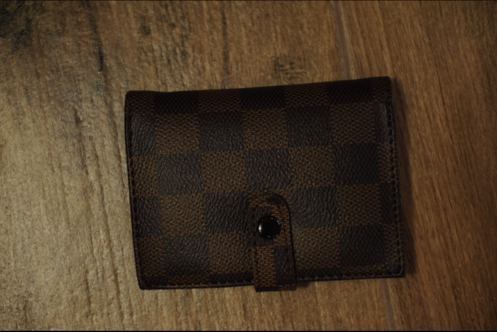 Визитница для мужчин и женщин коричневая шашка LV 51151