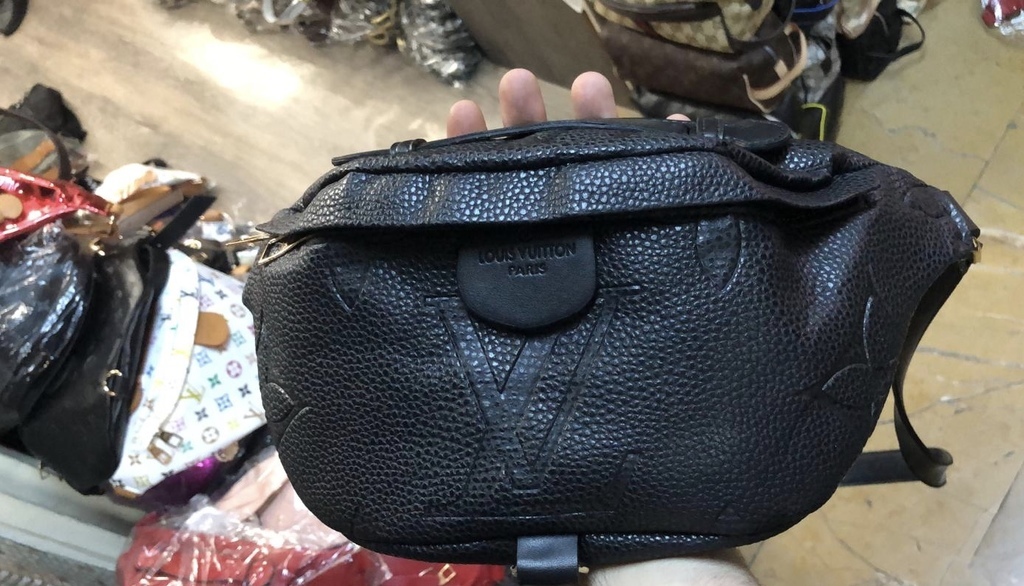 Bumbag Black Big monogram Louis Vuitton бананка чёрная ЛВ большой монограмм 51124