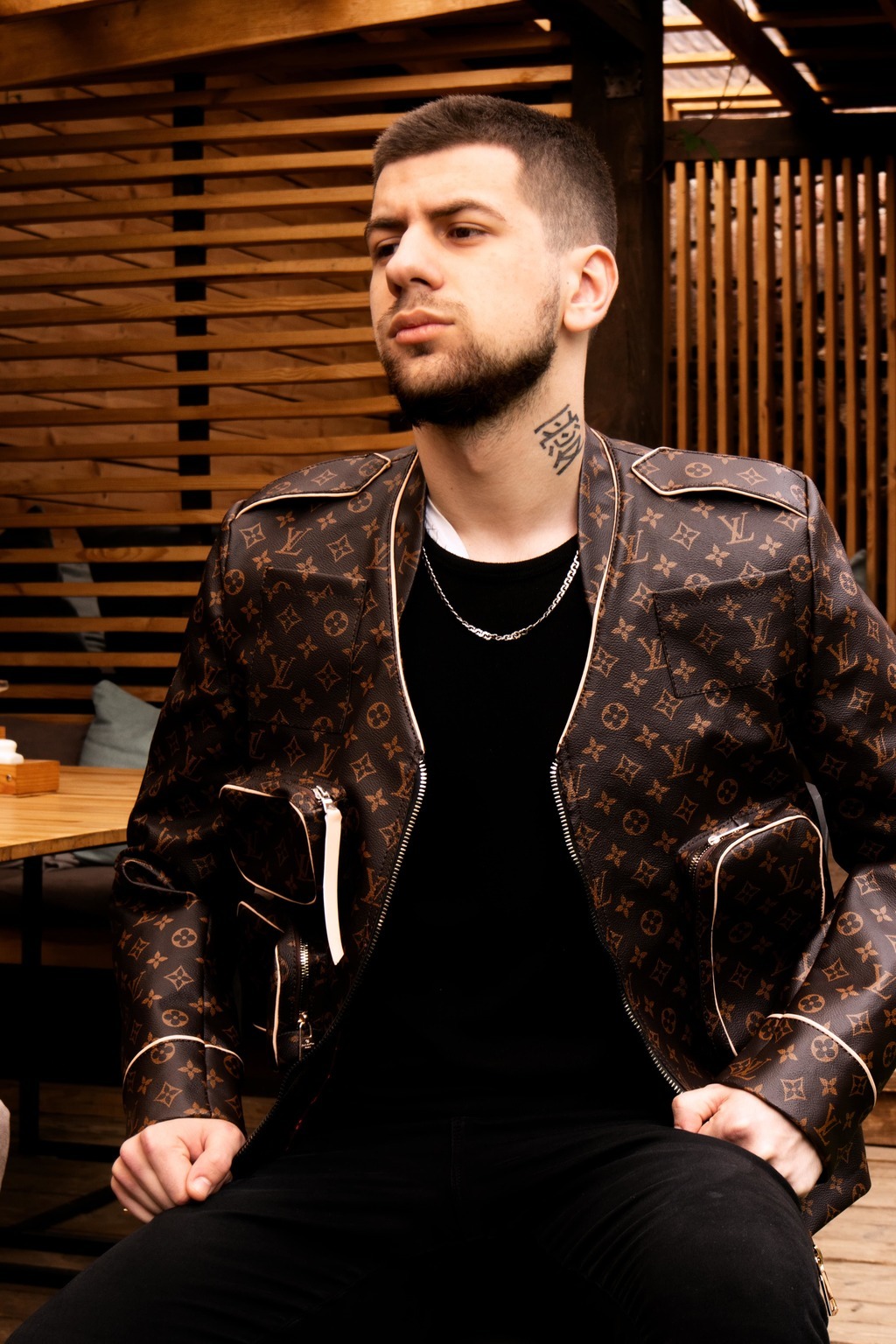 Пиджак ЛВ jacket Louis Vuitton monogram kanva 51113