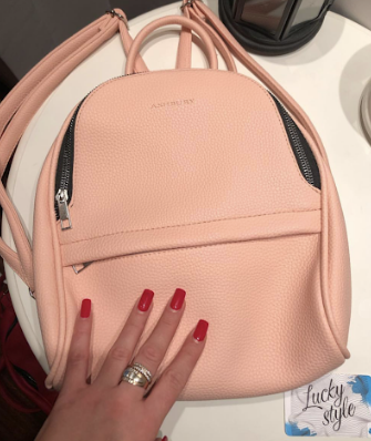 рюкзак розовый 7646