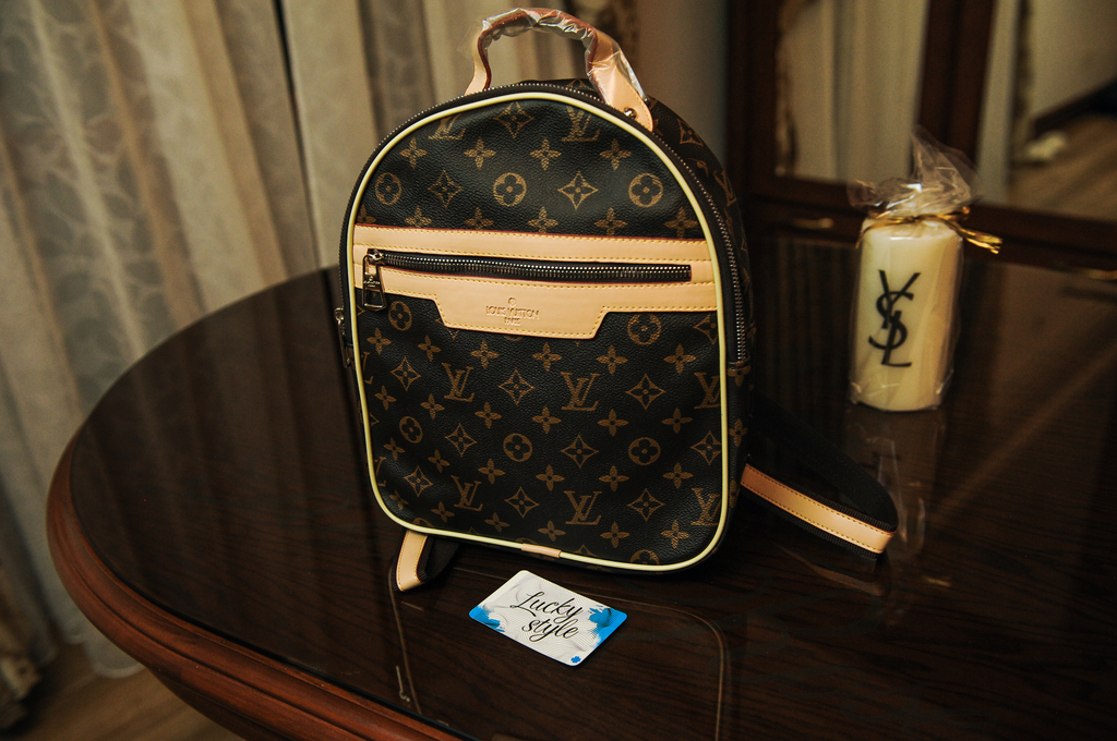 Рюкзак Мужской Louis Vuitton Узор Коричневый