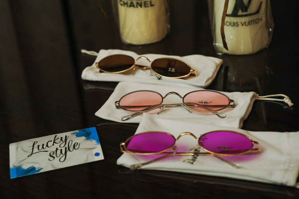 Очки розовые 5708