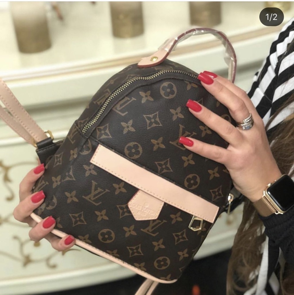 Рюкзак Louis Vuitton коричневый женский