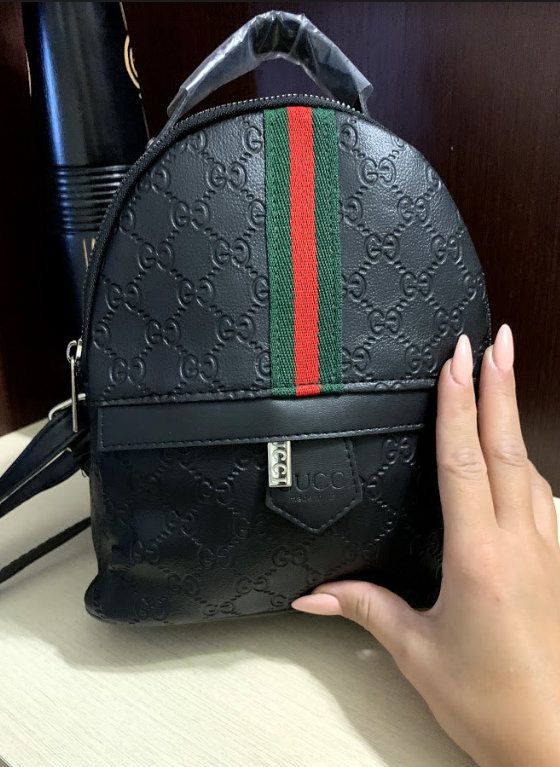 Гуччи кожаный рюкзак маленький