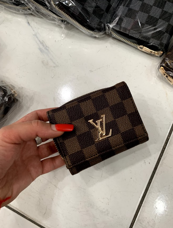 Портмоне кошелек Loius Vuitton коричневый