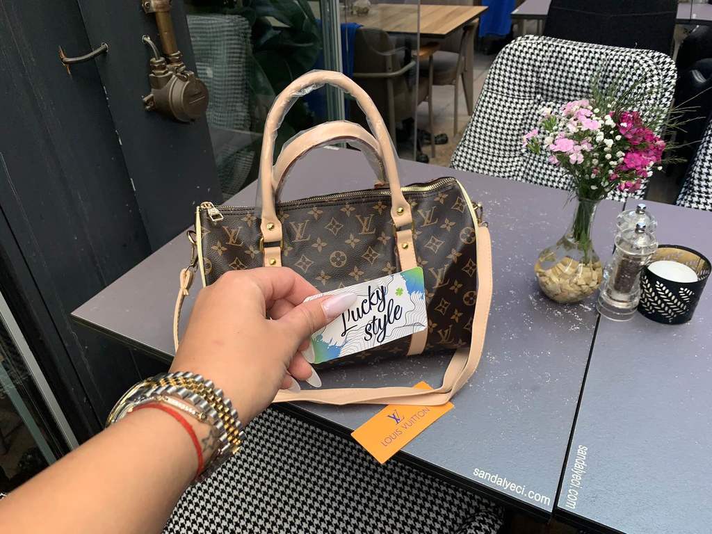 Сумка луи виттон коричневая небольшая