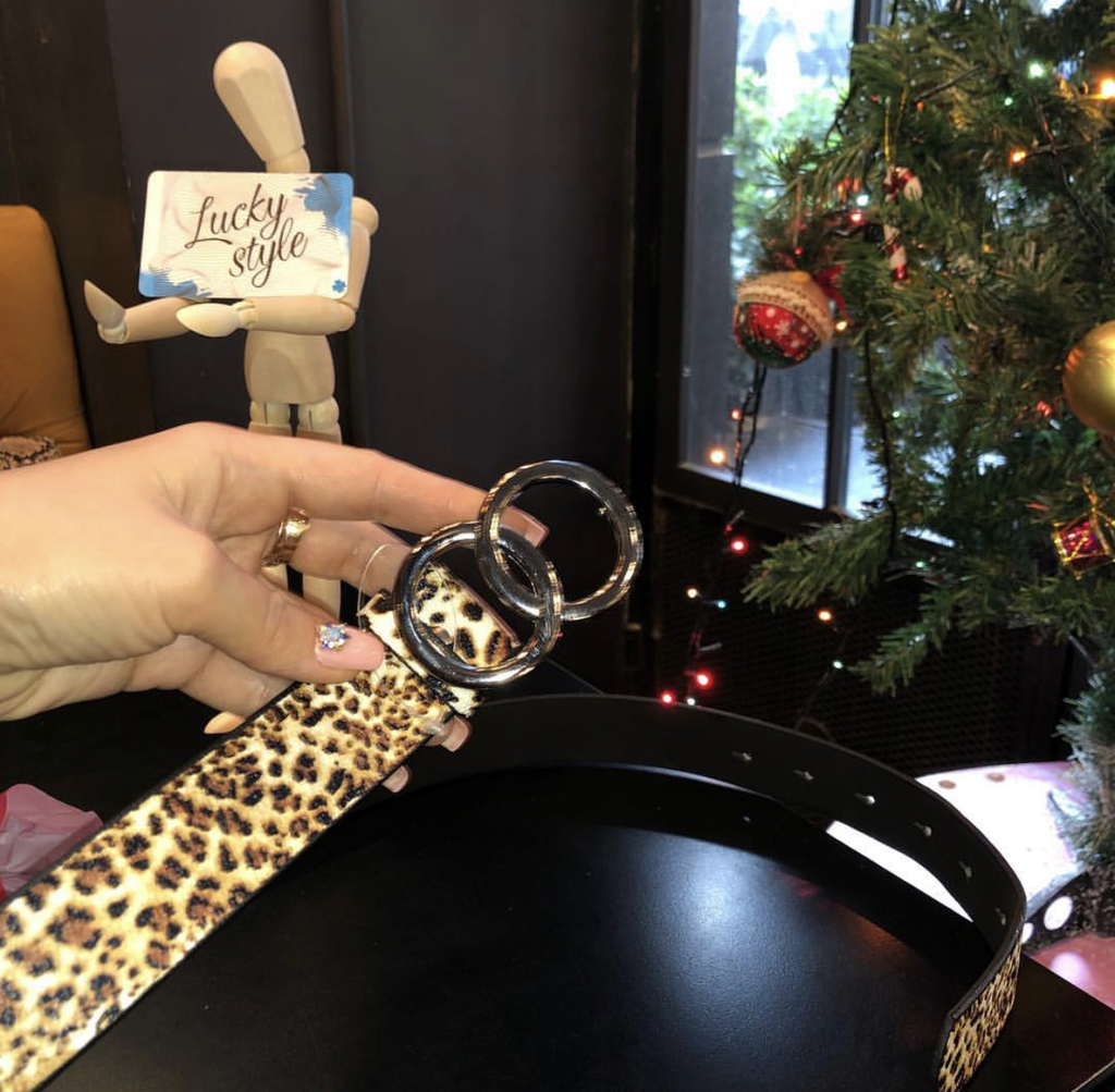 Женский Ремень Gucci леопард