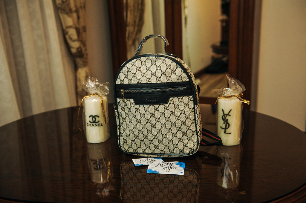 Рюкзак Gucci Светло-Серый