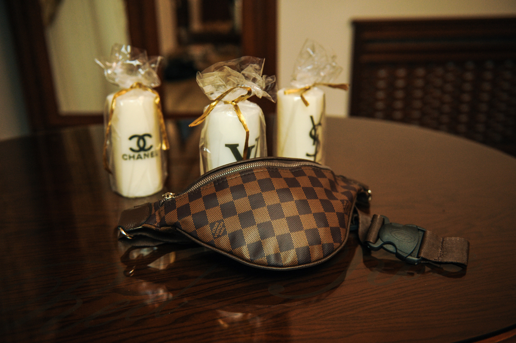 Коричневая Бананка Louis Vuitton мужская