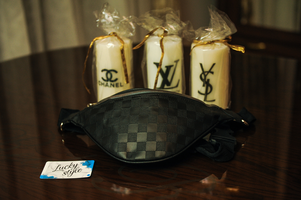 Черная бананка мужская Louis Vuitton