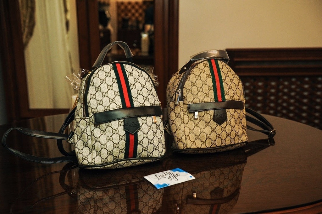 Рюкзаки Gucci тканевые